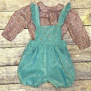 LULI & ME CORDUROY JUMPER SET.